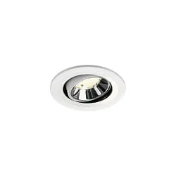 ceiling recessed luminaire NUMINOS® MOVE S swivelling, suitable for VDU workstation IP20, chrome, white dimmable