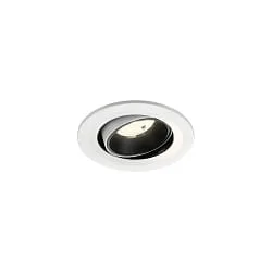 Plafondinbouwarmatuur NUMINOS® MOVE S draaibaar, geschikt voor beeldschermwerkstations IP20, zwart, wit dimbaar