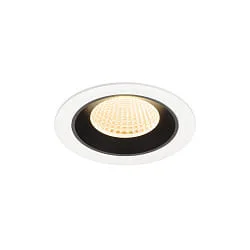 Plafondinbouwarmatuur NUMINOS® M geschikt voor beeldschermwerkstations IP20, zwart, wit dimbaar