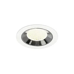 ceiling recessed luminaire NUMINOS® M suitable for VDU workstation IP20, chrome, white dimmable