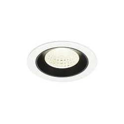 Plafondinbouwarmatuur NUMINOS® M geschikt voor beeldschermwerkstations IP20, zwart, wit dimbaar