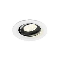 Plafondinbouwarmatuur NUMINOS® MOVE M draaibaar, geschikt voor beeldschermwerkstations IP20, zwart, wit dimbaar