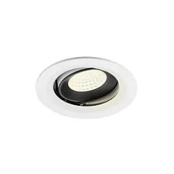 Plafondinbouwarmatuur NUMINOS® MOVE M draaibaar, geschikt voor beeldschermwerkstations IP20, zwart, wit dimbaar