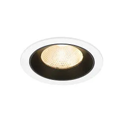 Plafondinbouwarmatuur NUMINOS® L geschikt voor beeldschermwerkstations IP20, zwart, wit dimbaar