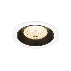 ceiling recessed luminaire NUMINOS® L suitable for VDU workstation IP20, black, white dimmable