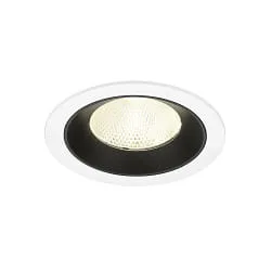 ceiling recessed luminaire NUMINOS® L suitable for VDU workstation IP20, black, white dimmable