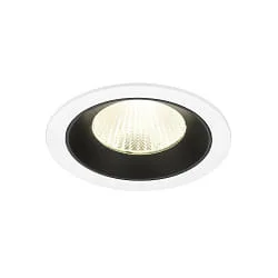 ceiling recessed luminaire NUMINOS® L suitable for VDU workstation IP20, black, white dimmable