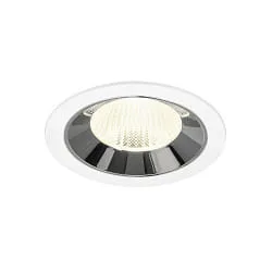 ceiling recessed luminaire NUMINOS® L suitable for VDU workstation IP20, chrome, white dimmable