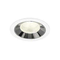 ceiling recessed luminaire NUMINOS® L suitable for VDU workstation IP20, chrome, white dimmable