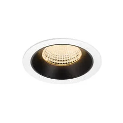 Plafondinbouwarmatuur NUMINOS® XL geschikt voor beeldschermwerkstations IP20, zwart, wit dimbaar