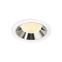 ceiling recessed luminaire NUMINOS® XL suitable for VDU workstation IP20, chrome, white dimmable