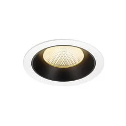 ceiling recessed luminaire NUMINOS® XL suitable for VDU workstation IP20, black, white dimmable