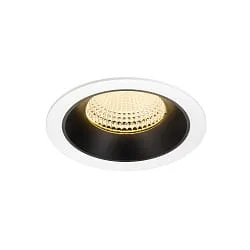 ceiling recessed luminaire NUMINOS® XL suitable for VDU workstation IP20, black, white dimmable