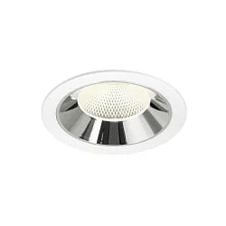 ceiling recessed luminaire NUMINOS® XL suitable for VDU workstation IP20, chrome, white dimmable