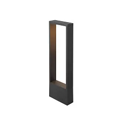 Staande armatuur voor buiten FLATT II 62 PHASE down, Zeelucht bestendig IP65, zwart, gelakt dimbaar