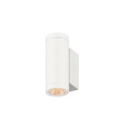 outdoor wall luminaire HELIA PRO S UP/DOWN up / down, cylindrical, DALI controllable, impact resistant IP65, white