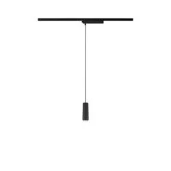 1-fase pendelarmatuur LALU® MIX&MATCH zonder lampenkap, CCT Switch IP20, zwart dimbaar