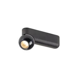 Wand- en plafondarmatuur DYSKO CW SINGLE PHASE 2700K 1-vlams, instelbaar IP20, zwart dimbaar