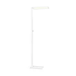 floor lamp WORKLIGHT EASY FL with switch, suitable for VDU workstation, white dimmable