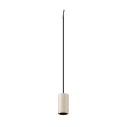 Pendelarmatuur FITU PD STONE E27 IP20, beige dimbaar
