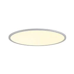 ceiling luminaire PANEL 60 round, suitable for VDU workstation IP20, grey, lacquered dimmable