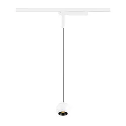 1-fase pendelarmatuur LIGHT EYE® 2.0 down, schakelbaar, baalvormig IP20, wit mat 