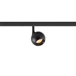 Spotlight op rail LIGHT EYE® 2.0 rond IP20, zwart, gelakt dimbaar