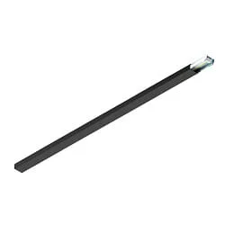 light strip system cover EASYLIGHT BC 1500 7 25 BK 7-pole, black