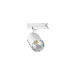 3-fase spot TRACKSPOT P 17/28W 47° ON-OFF  instelbaar, schakelbaar, multipower IP20, wit, gelakt 