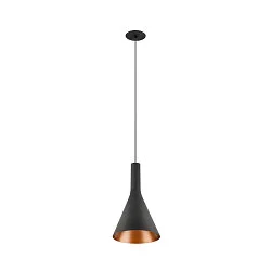 Pendelarmatuur LALU® SET CONE 15 IP20, zwart dimbaar