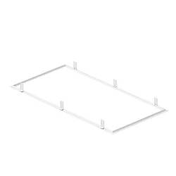 Inbouwframe PANEL P | PAVANNO, wit