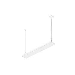 Pendelarmatuur WORKLIGHT P LINE 120 geschikt voor beeldschermwerkstations IP20, wit dimbaar