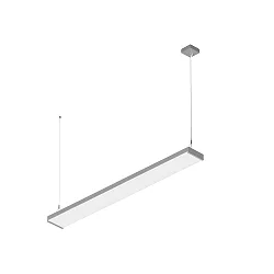 Pendelarmatuur WORKLIGHT P LINE 150 geschikt voor beeldschermwerkstations IP20, zilver dimbaar