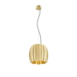 pendant luminaire HAVEN 35 with lamp socket, with canopy E27 IP20, gold