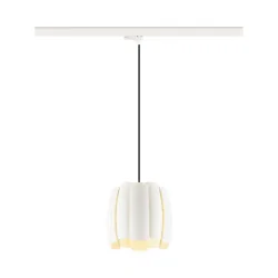 3-fase Pendelarmatuur HAVEN 25 met Lamphouder E27 IP20, wit