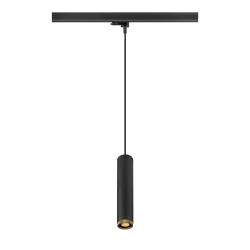 3-fase Pendelarmatuur GRIP! L 3PH PD QPAR51 met Lamphouder GU10 IP20, goud, zwart