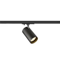 1-fase Spot ENOLA 2.0 M 1PH SINGLE QPAR51 1-vlams, met Adapter, met Lamphouder GU10 IP20, zwart