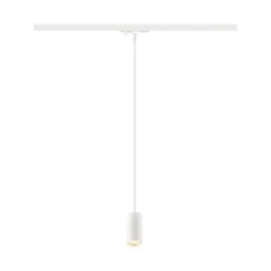 1-fase pendelarmatuur PENDELLEUCHTE ENOLA 2.0 M 1PH PD SINGLE GU10 PAR11 1-vlams, met Lamphouder GU10 IP20, wit