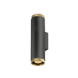 Wandarmatuur GRIP! L WL UP/DOWN up / down, 2-vlams, direct / indirect GU10 IP20, goud, zwart