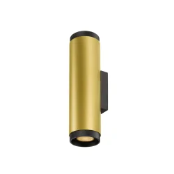 Wandarmatuur GRIP! L WL UP/DOWN up / down, 2-vlams, direct / indirect GU10 IP20, goud, zwart