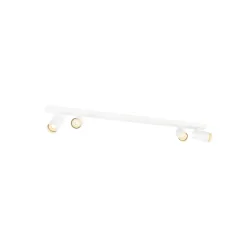 Plafondarmatuur ENOLA 2.0 M CL QUAD. QPAR51 LONG 4-vlams, lang, met Lamphouder GU10 IP20, wit