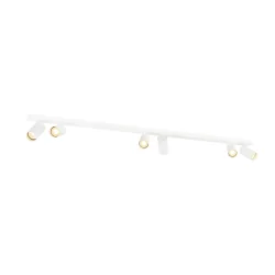 ceiling luminaire ENOLA 2.0 M CL SIX QPAR51 LONG 6 flames, long, with lamp socket GU10 IP20, white