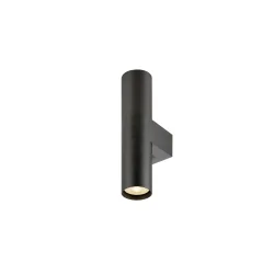 Wandarmatuur ENOLA 2.0 S WL DOUBLE PAR11 2-vlams, met Lamphouder GU10 IP20, zwart