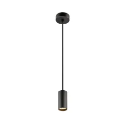 Pendelarmatuur PENDELLEUCHTE ENOLA 2.0 S PD SINGLE PAR11 1-vlams, met Lamphouder GU10 IP20, zwart