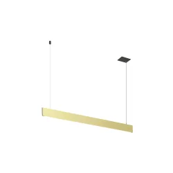 Pendelarmatuur LINIUS 120 PD DALI RECESSED ingebouwde Versie, DALI aanstuurbaar IP20, messing dimbaar