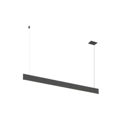 Pendelarmatuur LINIUS 150 PD DALI RECESSED ingebouwde Versie, DALI aanstuurbaar IP20, zwart dimbaar