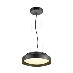 pendant luminaire OVANA 44 PD LED PHASE CCT CCT Switch IP20, black dimmable