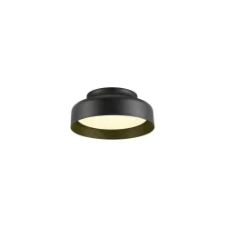 Plafondarmatuur OVANA 30 CL LED PHASE CCT CCT Switch IP20, zwart dimbaar