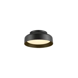 Plafondarmatuur OVANA 30 CL LED ZIGBEE TW Dim-To-Warm, Tunable White, ZigBee aanstuurbaar IP20, zwart dimbaar