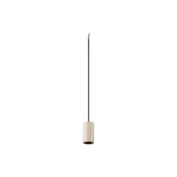 3-fase Pendelarmatuur FITU PD 3PH SET STONE E27 GLOBE125 Set van 1, met Adapter, met Lamphouder E27 IP20, beige dimbaar